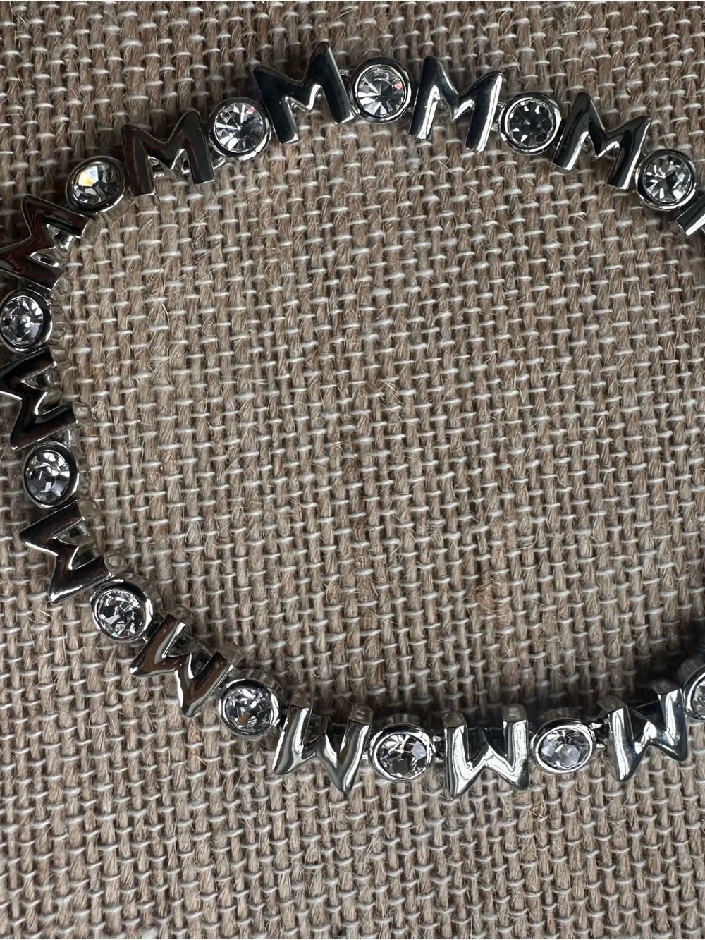 Silver Crystal Accent Women's Bracelet - Elegant Sparkle
